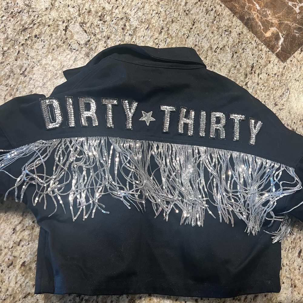 EASTNWEST DIRTY THIRTY SEQUIN JACKET